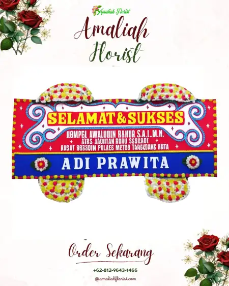 Papan Bunga Ucapan Selamat Sumberjosari